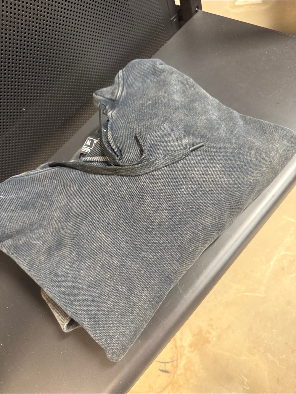 Alphalete Distressed Terry Cotton Hoodie